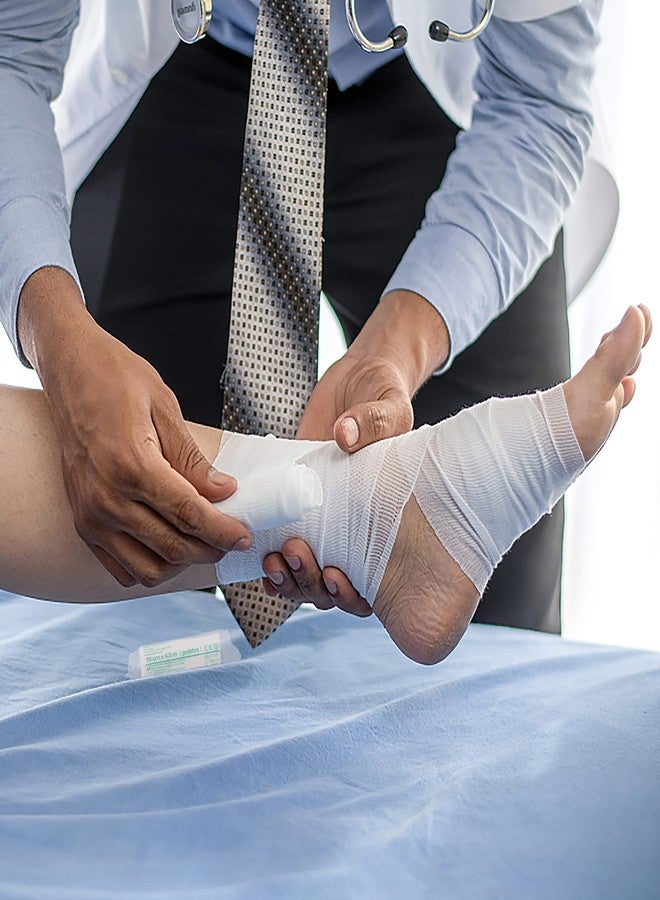 General Medi Conforming Bandage, 24 Pack Gauze Bandage Rolls with Bonus 3 x Medical Tape (4” x 5 Yards Stretched) - Image 3